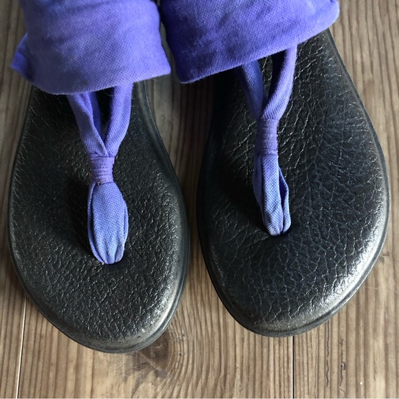 Sanuk Yoga Mat Sling deep blue sandals - Picture 4 of 11